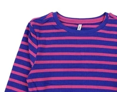 Kids ONLY bluing/fuchsia purple stribet top